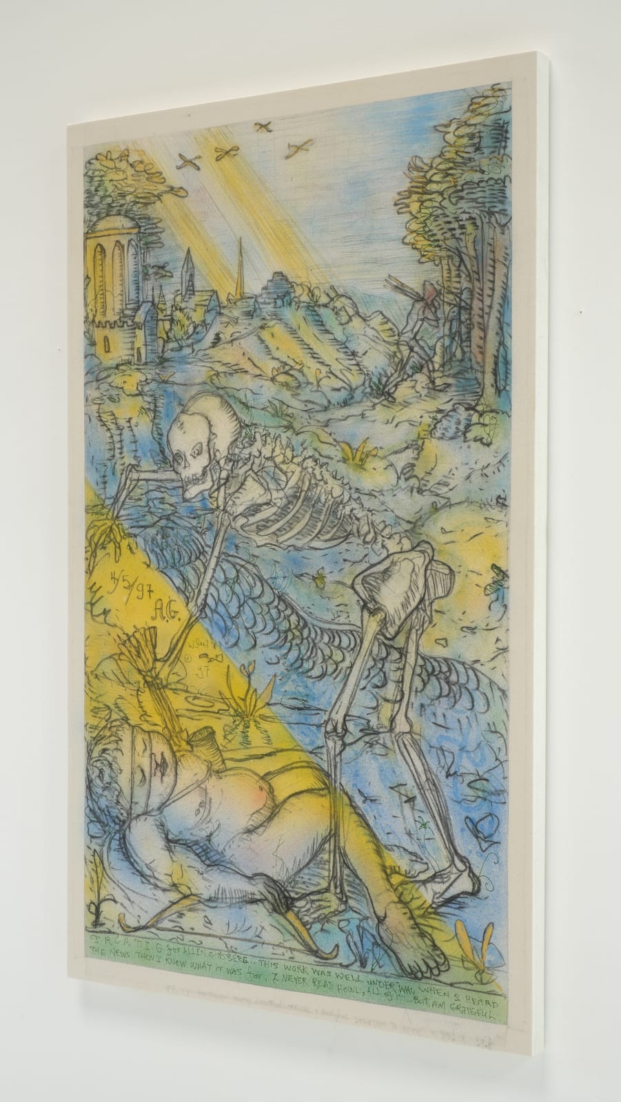 William T. Wiley, Harmonium Montra Memorium, 1997