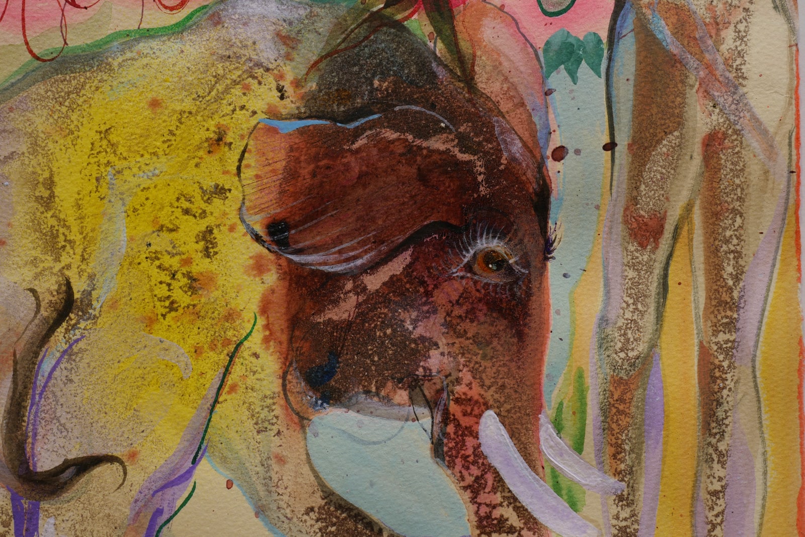 Rina Banerjee, I am not afraid of you said the Elephant to the Rodent, 2022