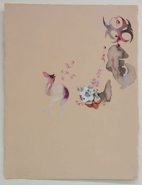 Shahzia Sikander, Plush Blush 8 (a&b), 2003