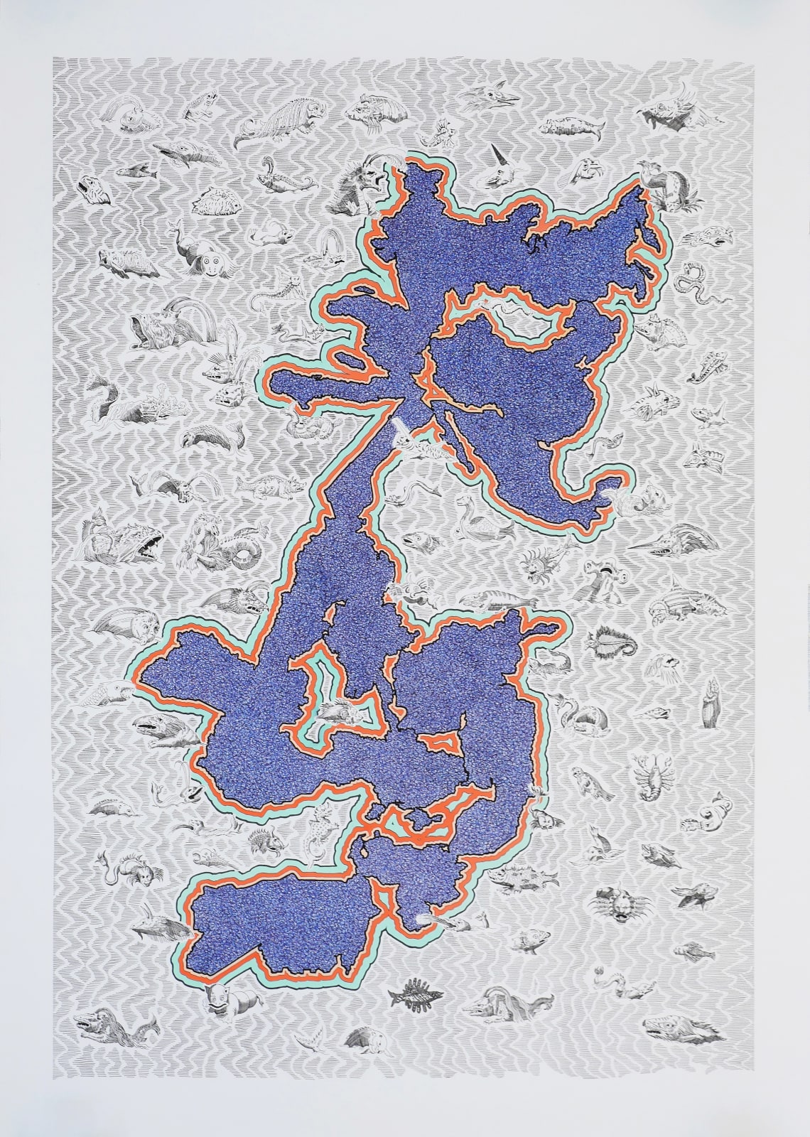 Lordy Rodriguez, Pangea 13; Sea Monsters, Countries with the Highest Rates of Emigration, Source: World Migration Report 2020, 2024