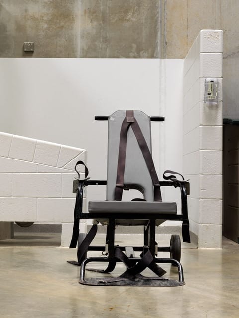 Edmund Clark, Camp 6, Mobile Force-feeding Chair, Guantanamo, 2009