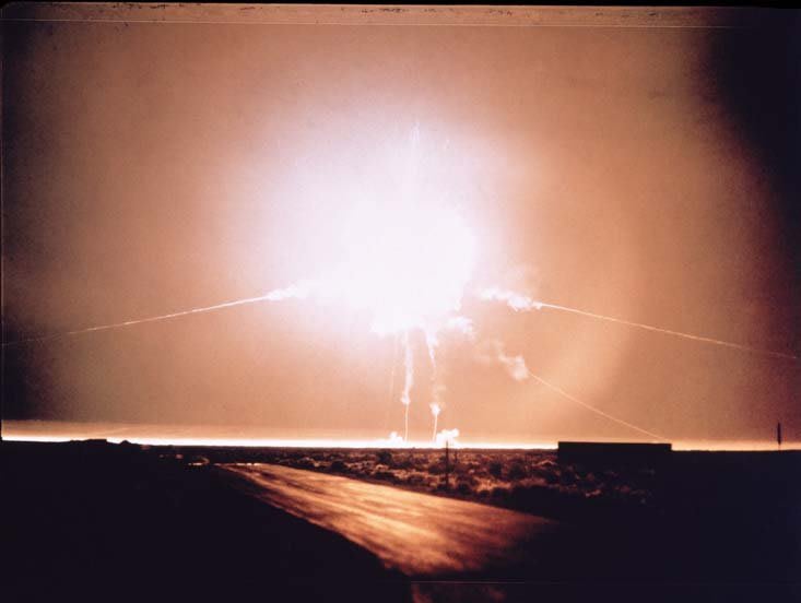 Michael Light, 100 SUNS: 009 WHEELER, 2003