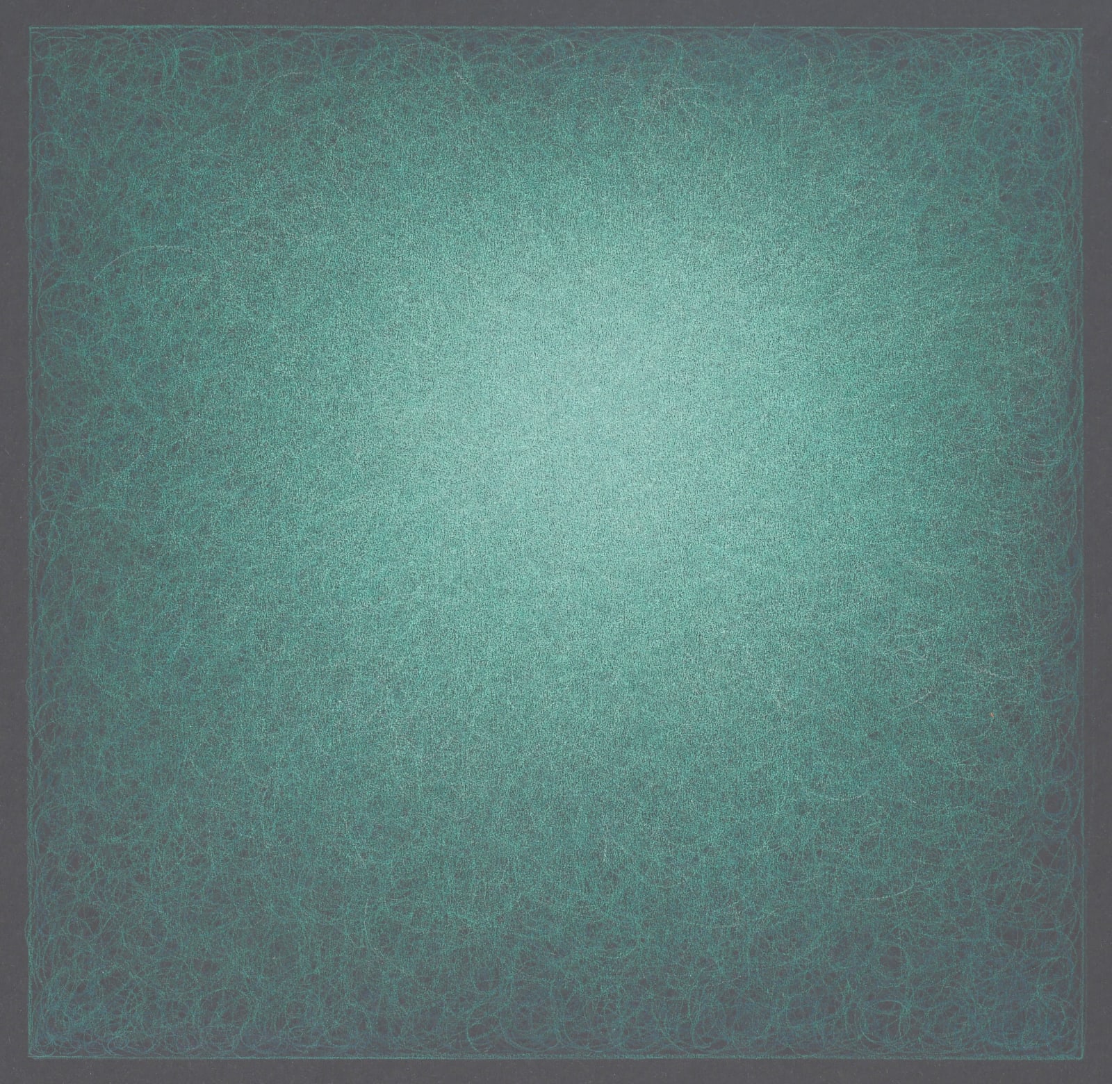 Detail of Floating Phthalo Green Square