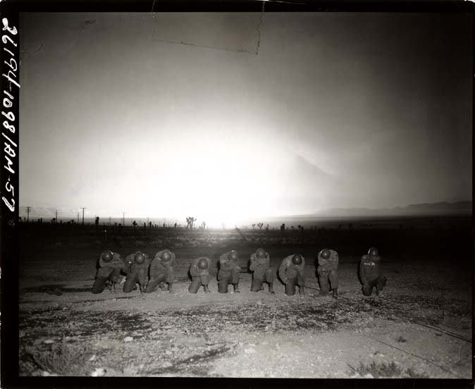 Michael Light, 100 SUNS: 023, 024 SMOKY (diptych), 2003