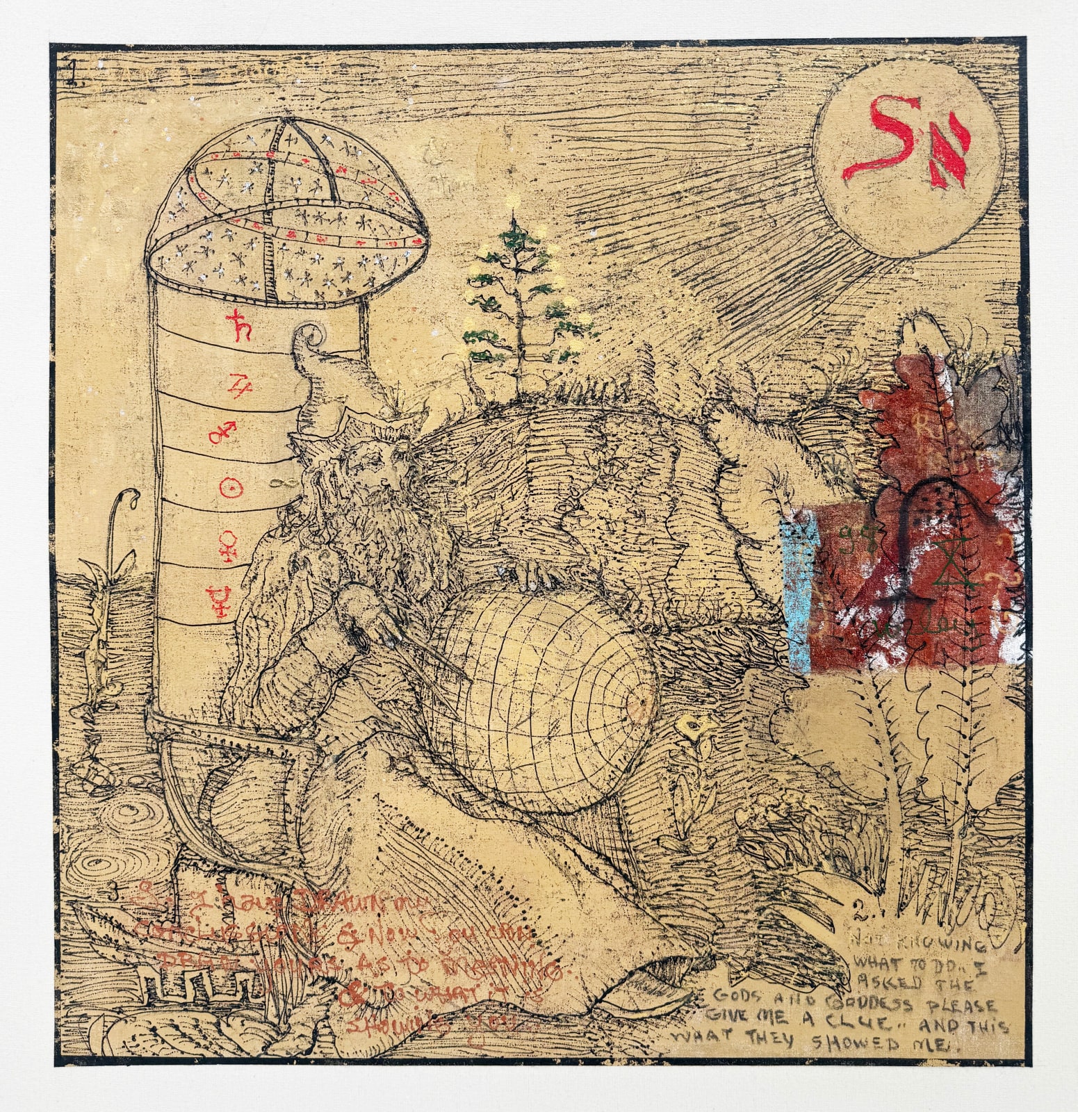 William T. Wiley, Drawing Conclusions, 1998
