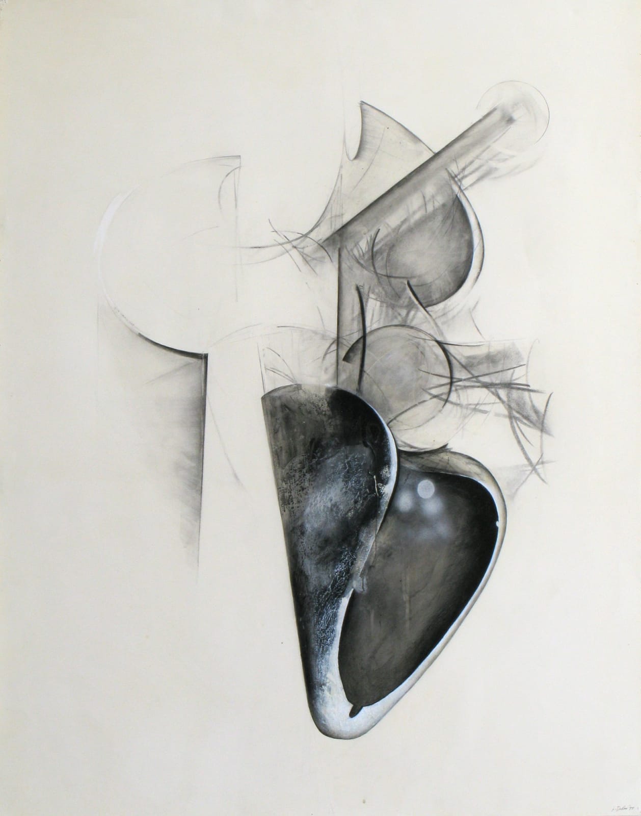 Jay DeFeo, Untitled (Shoetree series) E1511, 1977