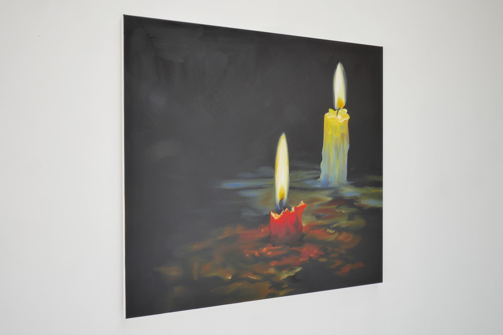 Cornelius Völker, Zwei Kerzen (Two Candles), 2025