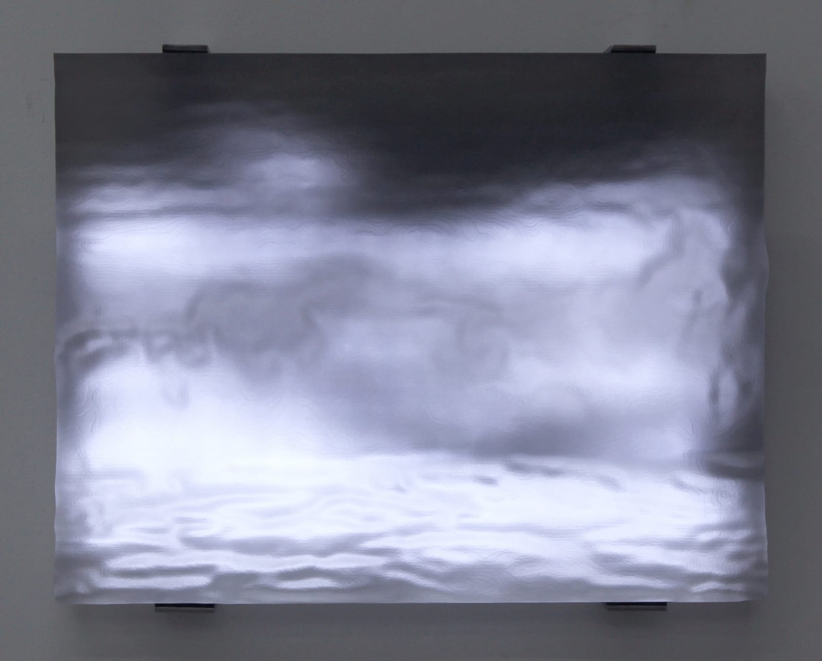 Jim Campbell, Topography Reconstruction (Wave), 2014