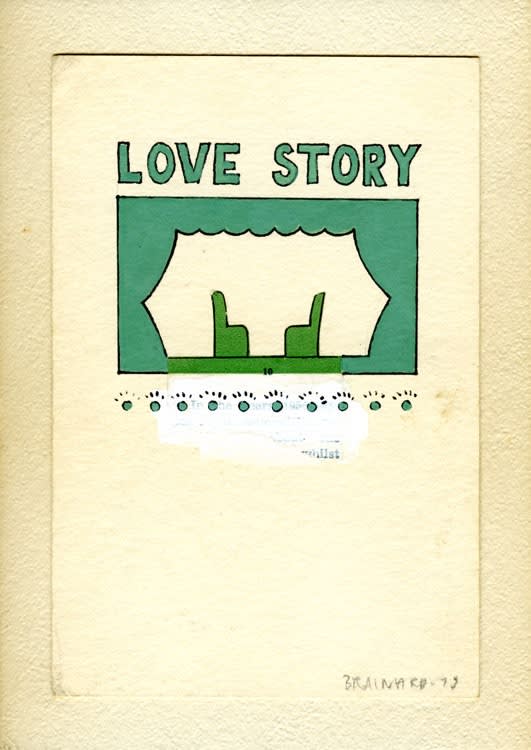Joe Brainard, Untitled (Love Story), 1975