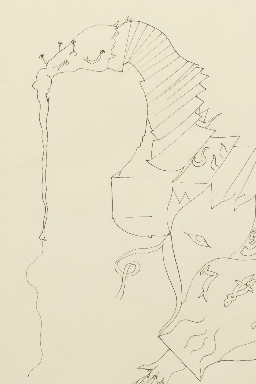 Close up of upper left of UNTITLED MAY 10, 1962