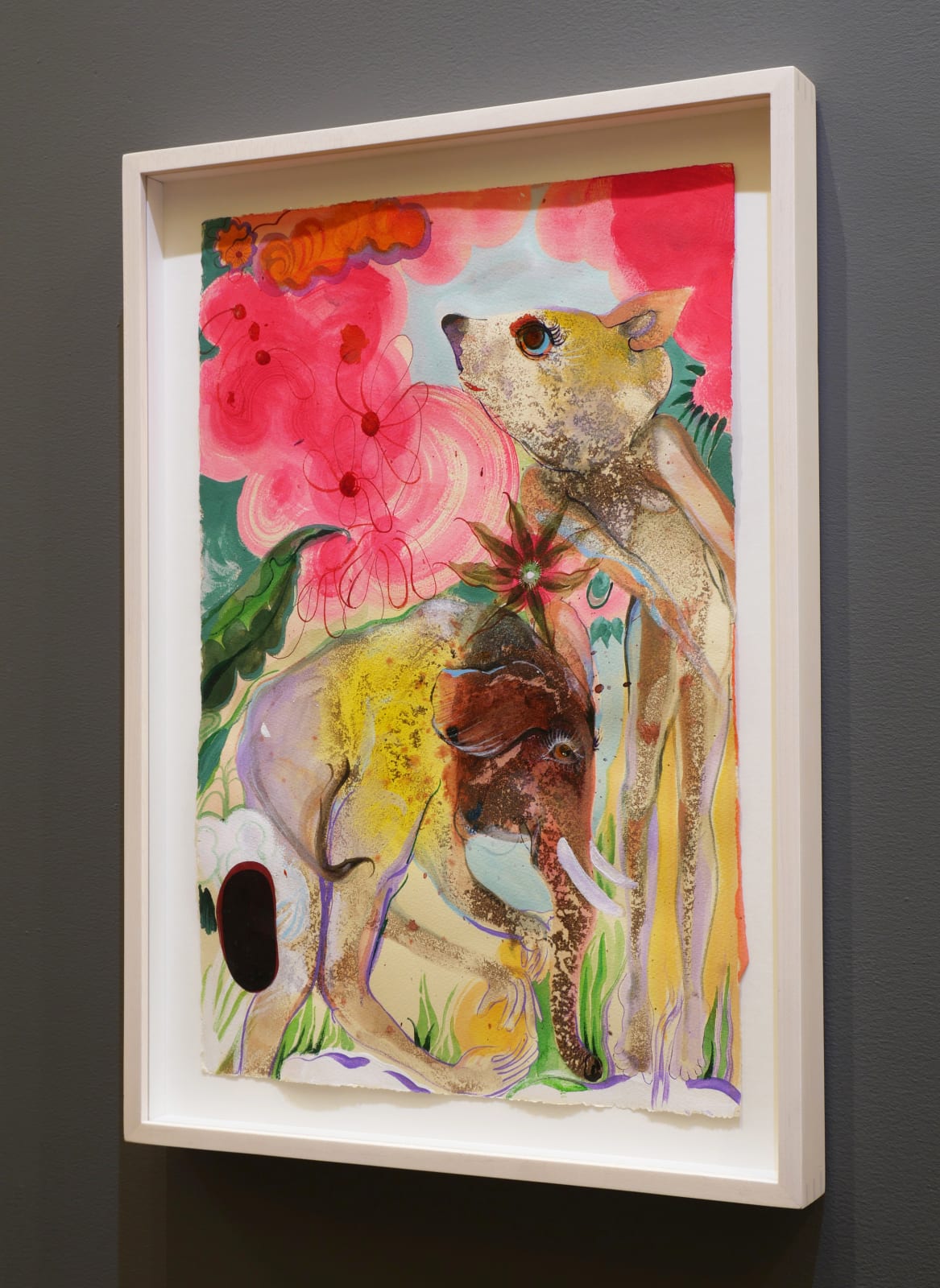 Rina Banerjee, I am not afraid of you said the Elephant to the Rodent, 2022