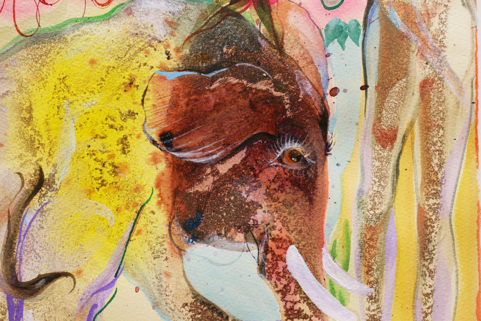 Rina Banerjee, I am not afraid of you said the Elephant to the Rodent, 2022