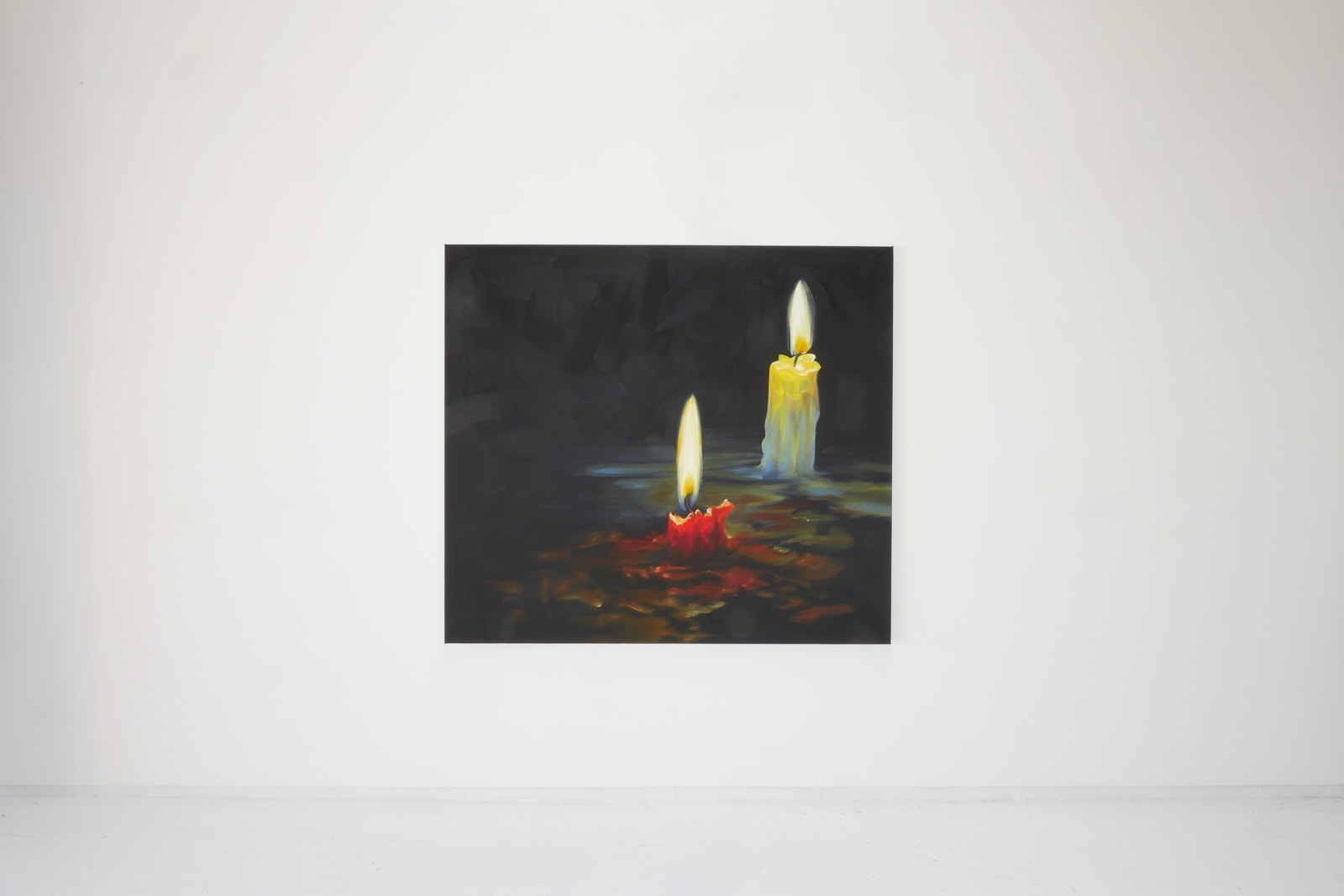 Cornelius Völker, Zwei Kerzen (Two Candles), 2025