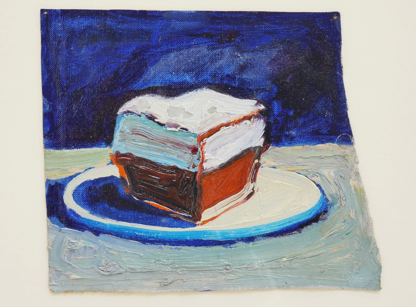 Wayne Thiebaud, Untitled (Chocolate Meringue Pie), 1961