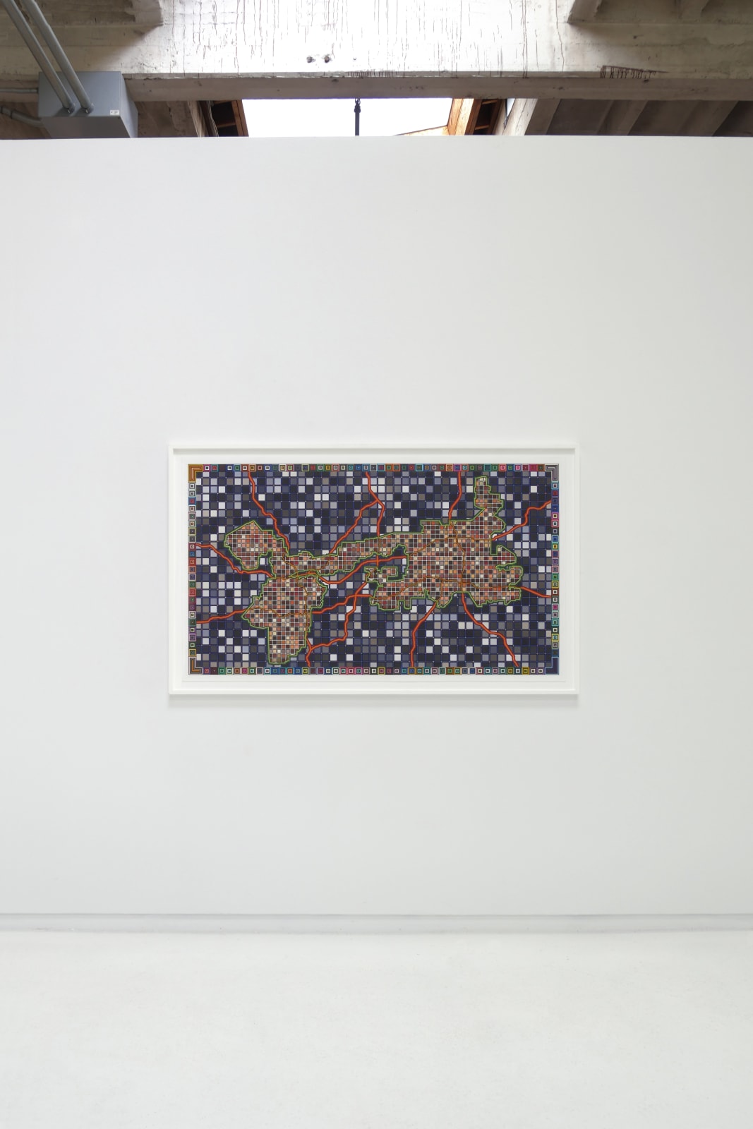 Installation view of Texas Thirty-Third