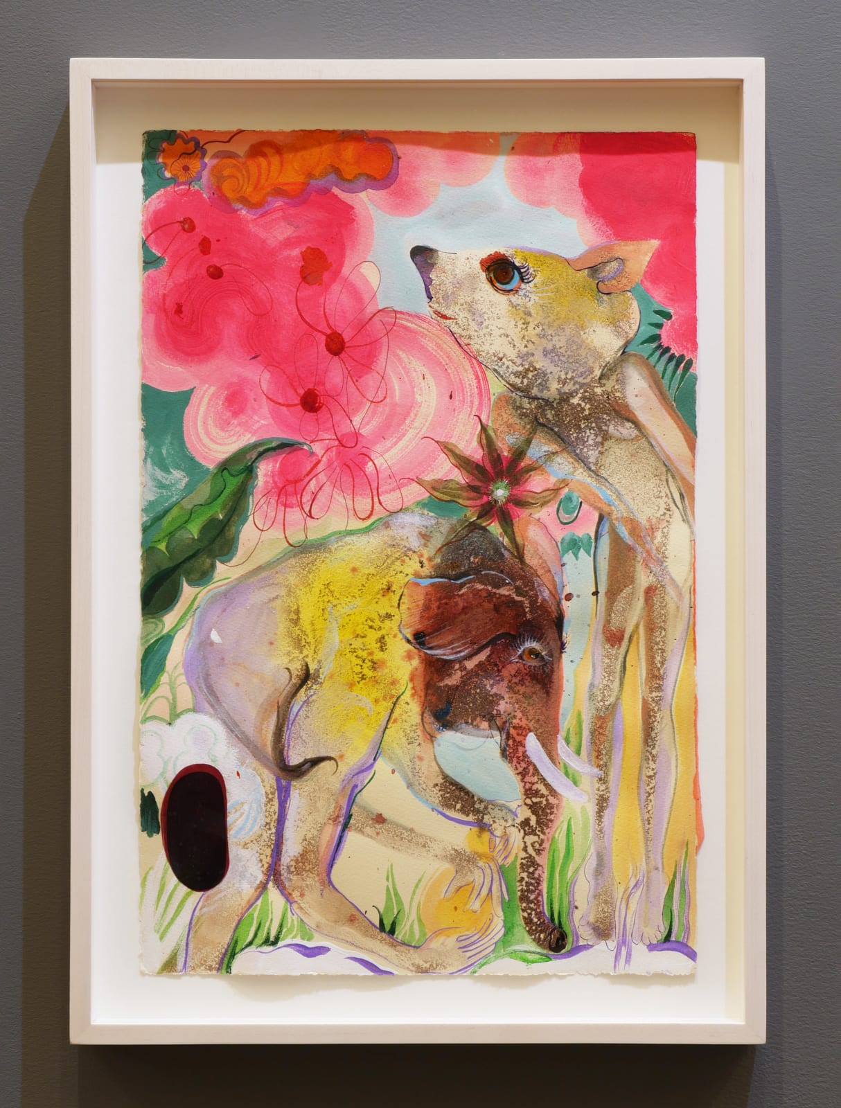 Rina Banerjee, I am not afraid of you said the Elephant to the Rodent, 2022
