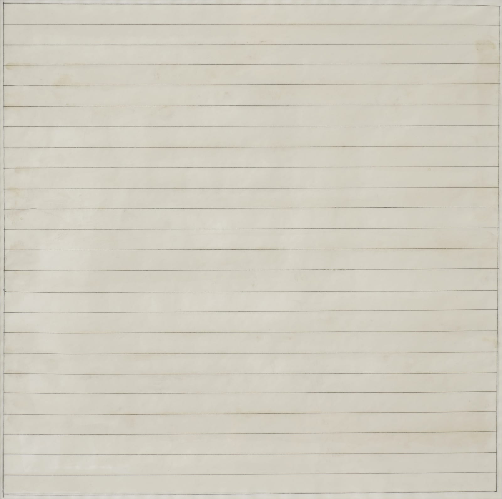 Agnes Martin, Untitled, 1995