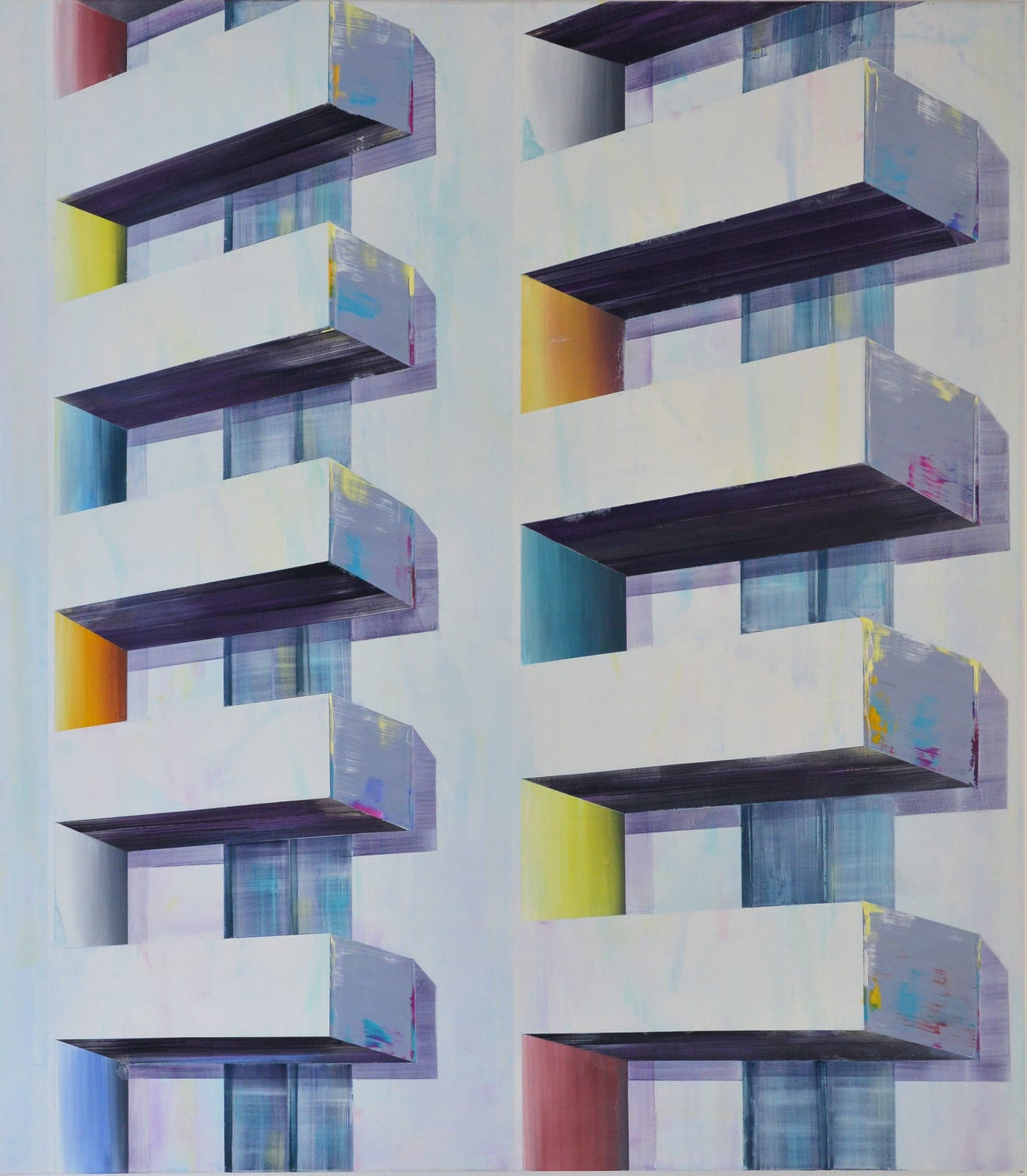 Driss Ouadahi, Balcons Radieux, 2022