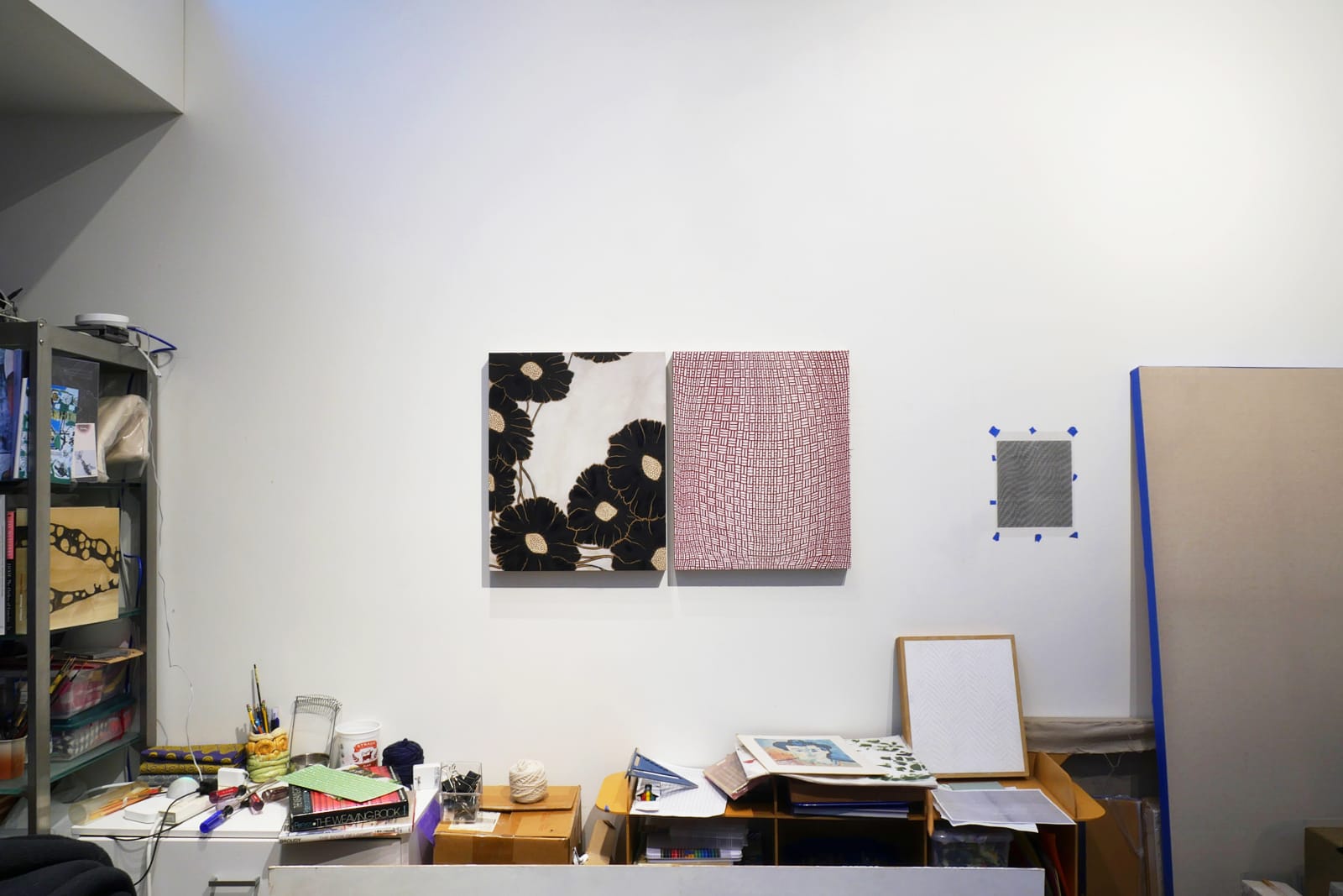 Andrea Higgins, Self-Portrait with Poppies, 2025