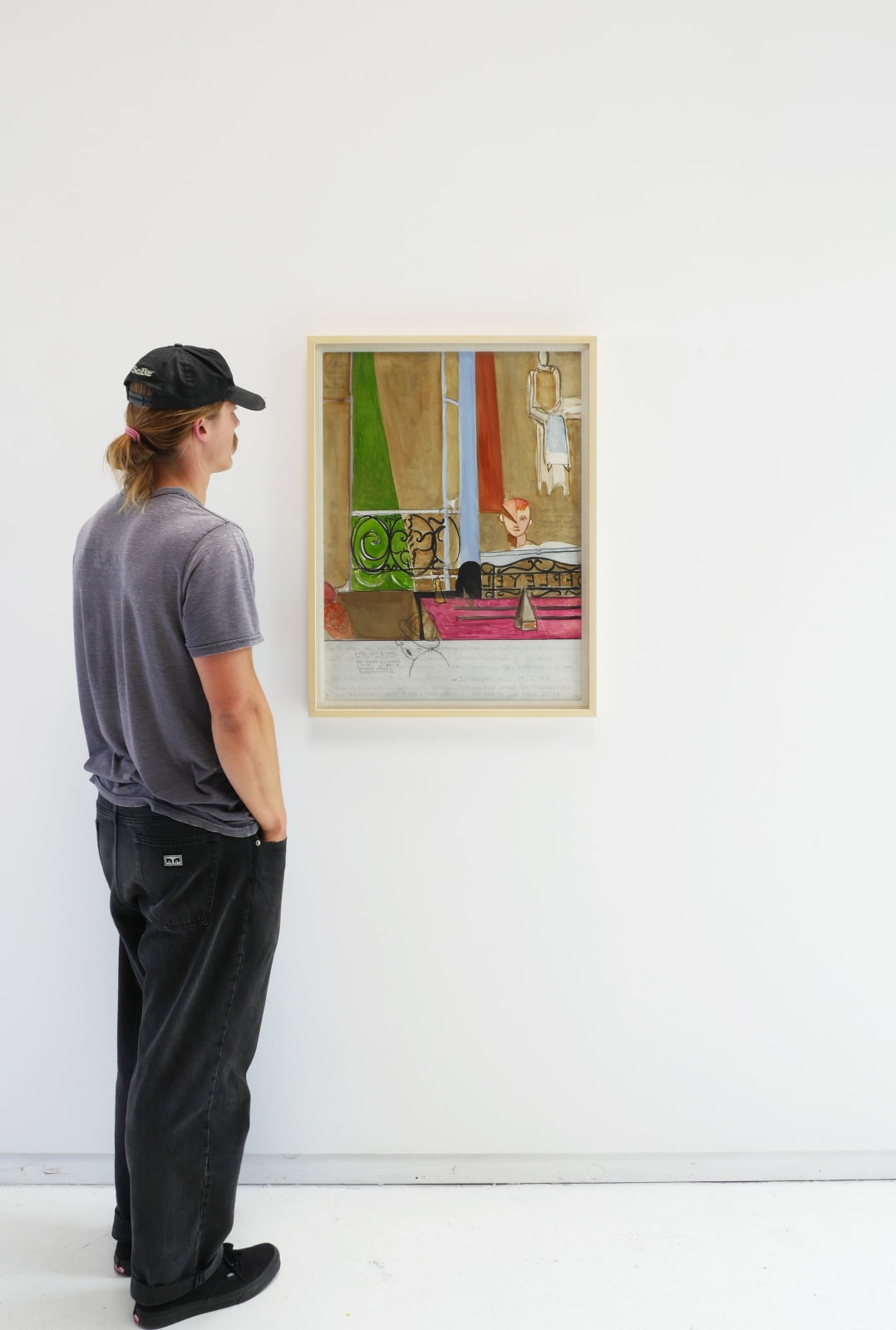 William T. Wiley, Sluggo and Matisse #1, 1999