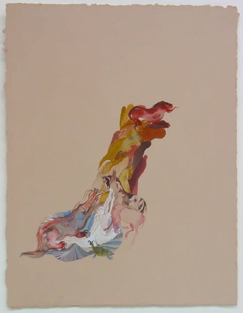Shahzia Sikander, Plush Blush 11 (a&b), 2003