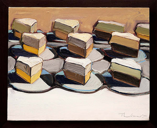 Wayne Thiebaud, Untitled (Chocolate Meringue Pie), 1961