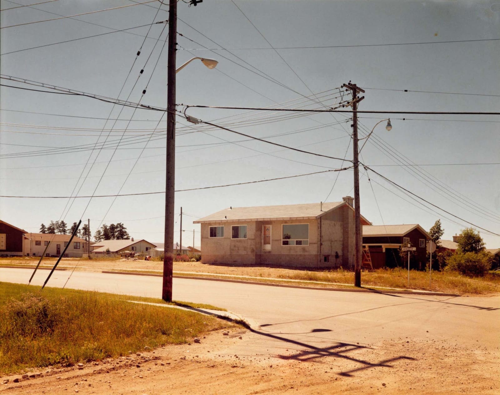 Stephen Shore, Wilde Street and Colonization Avenue, Dryden, Ontario, August 15, 1974