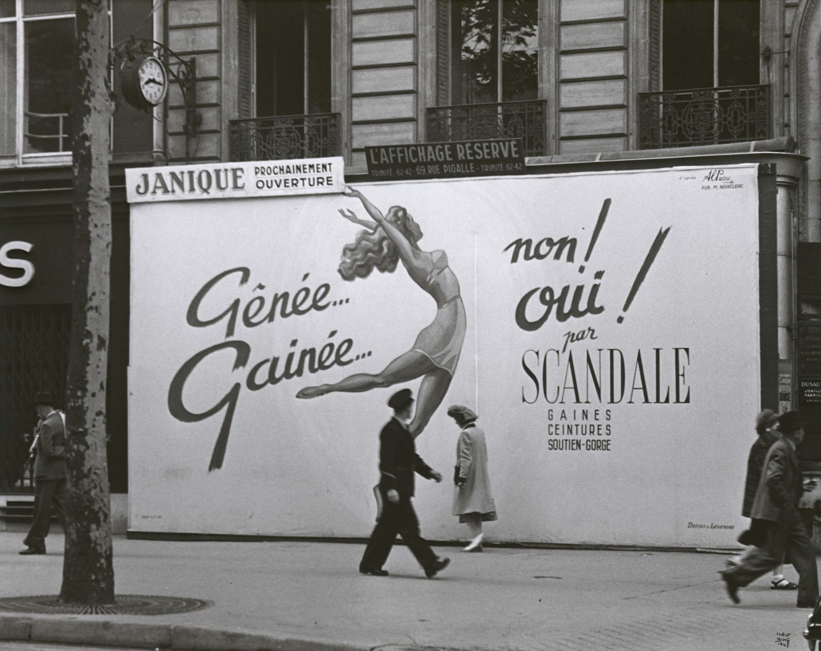 Ilse Bing, Scandale, Paris, 1947