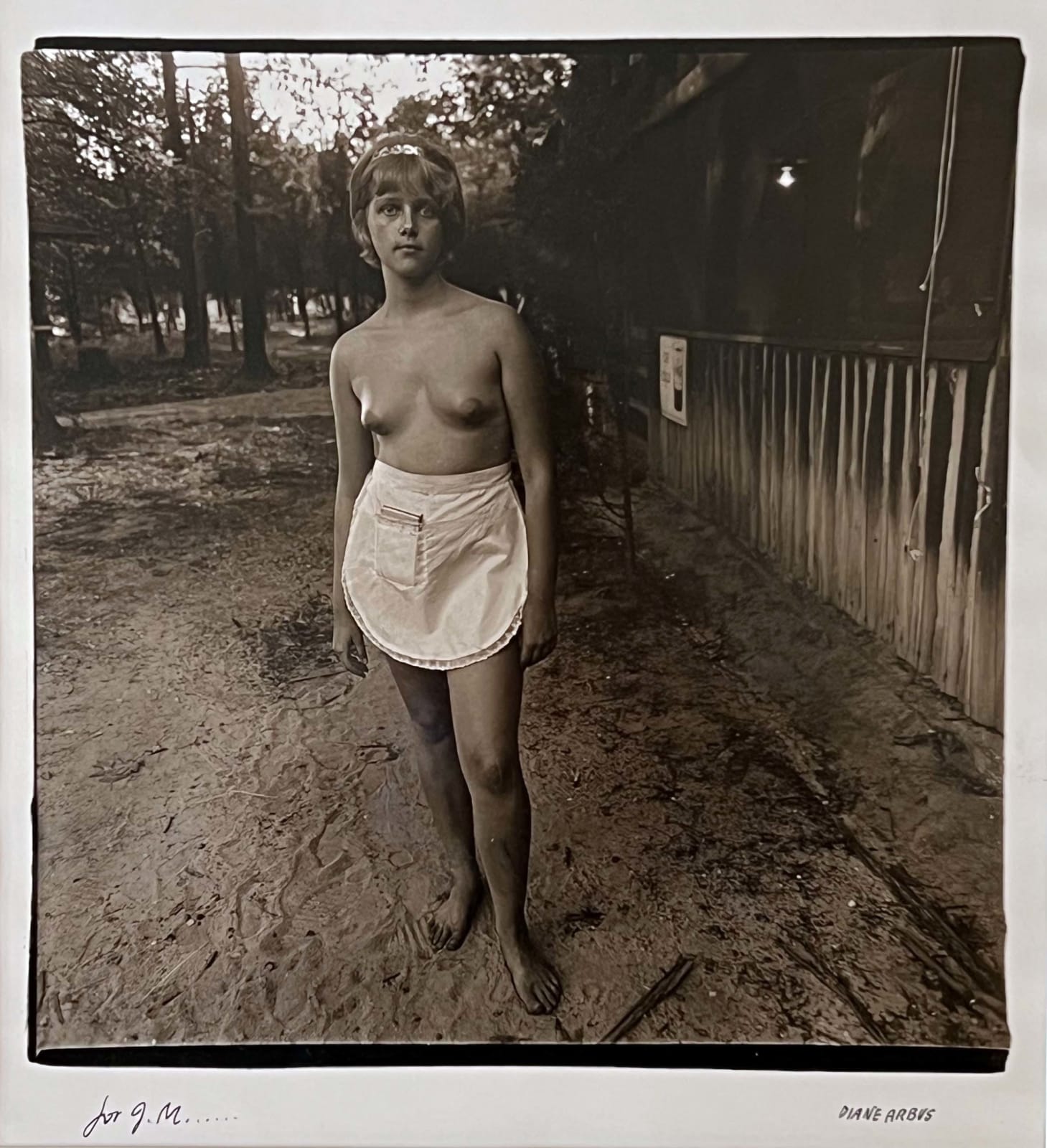 Diane Arbus, Waitress, Nudist Camp, 1963