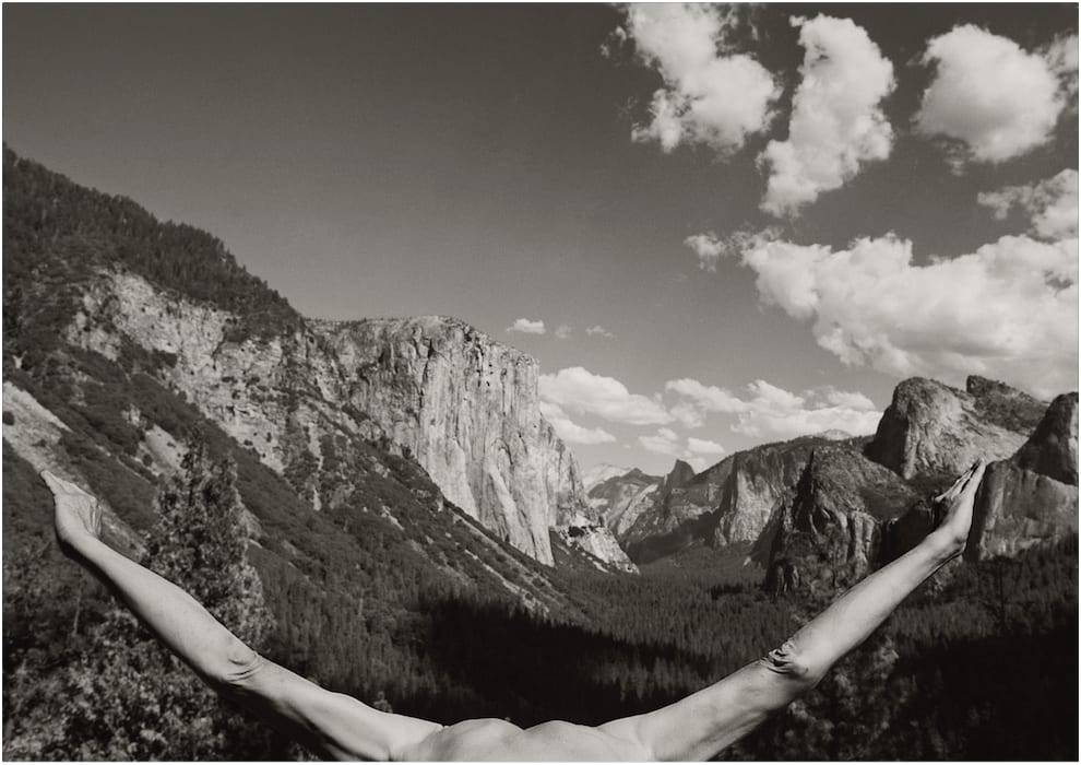 Arno Minkkinen, Homage to Watkins, Inspiration Point, Yosemite, California, 2007
