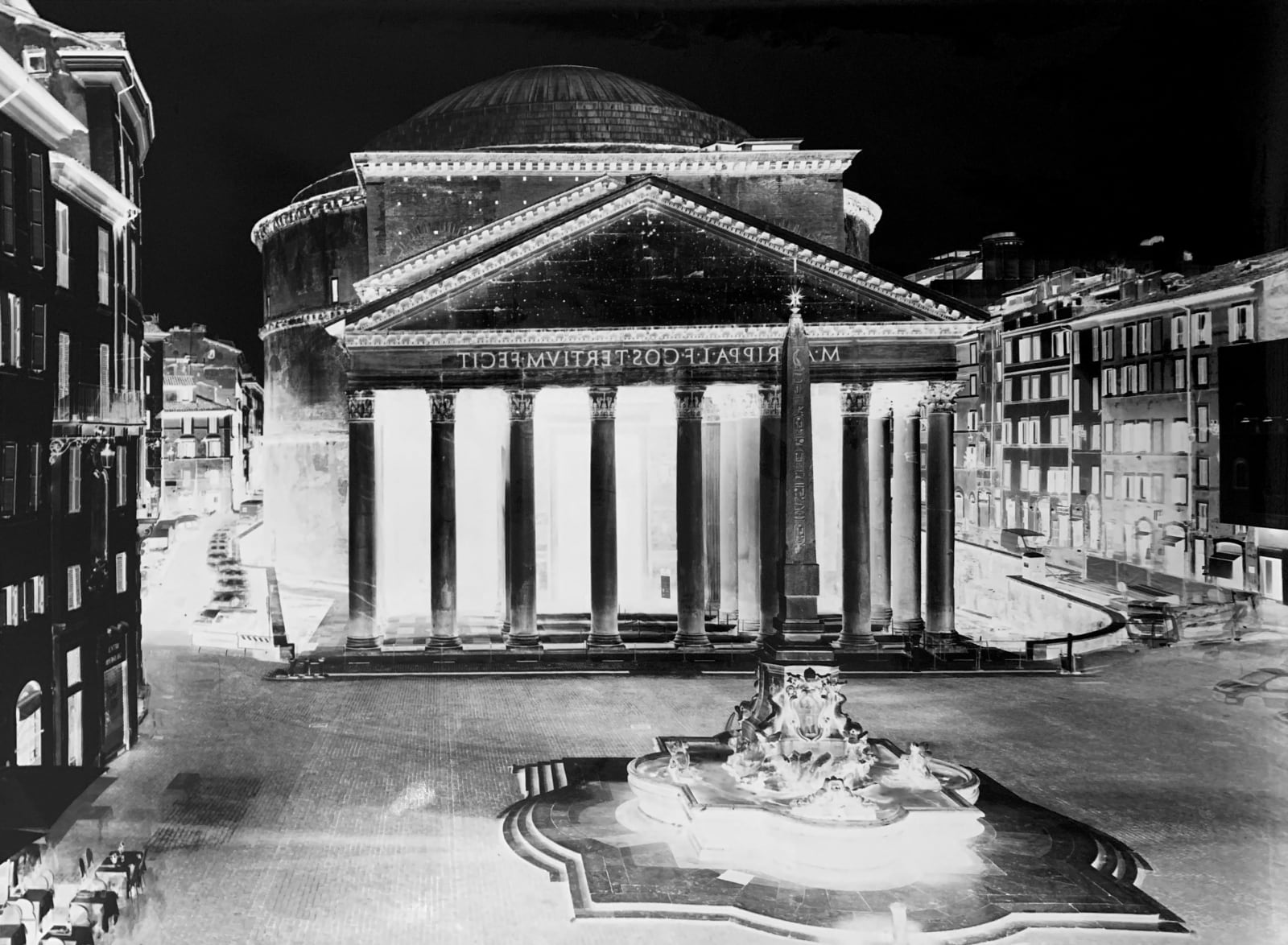 Pantheon, Rome, June 23, 2020 camera obscura photograph by Vera Lutter