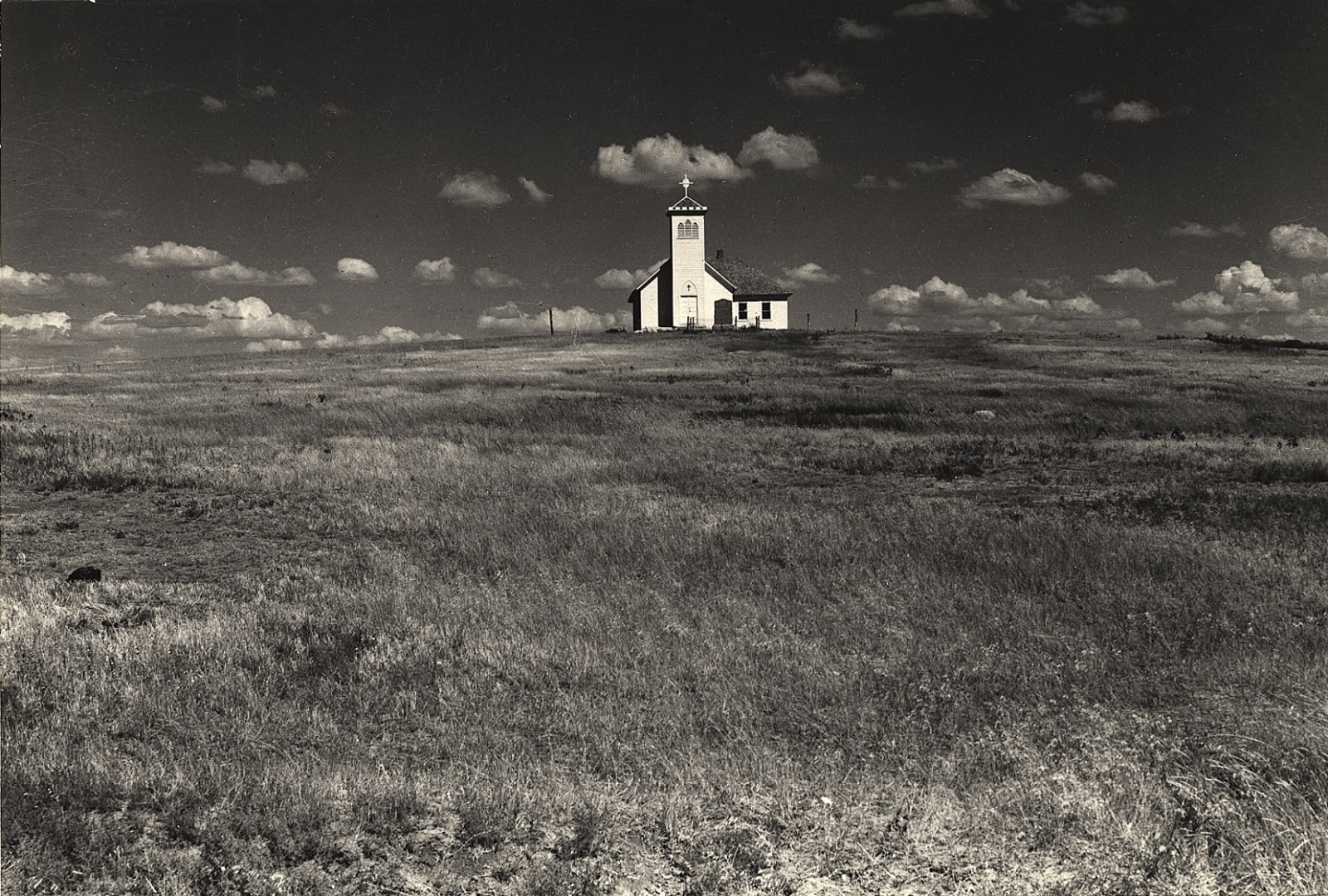 Dorothea Lange, Church on the Great Plains, 1949