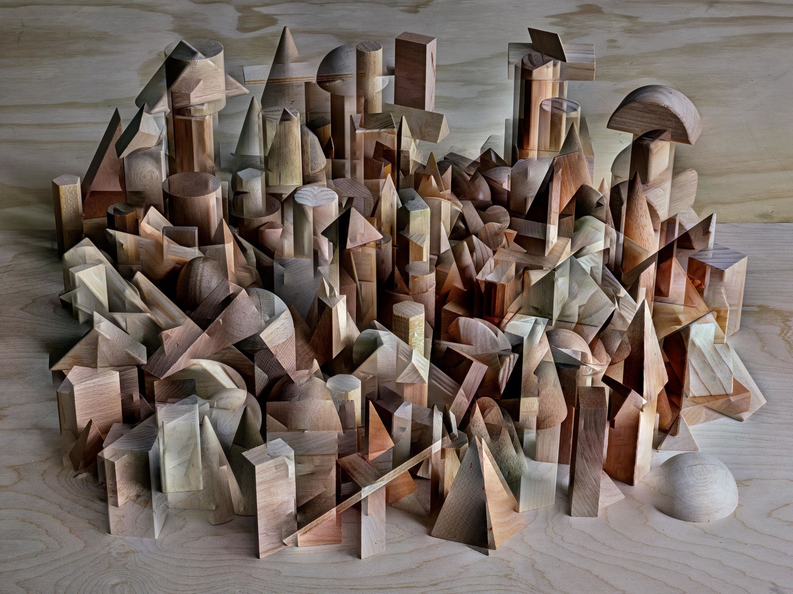 Abelardo Morell, Wood Block Construction #1, for Steve Reich, 2021