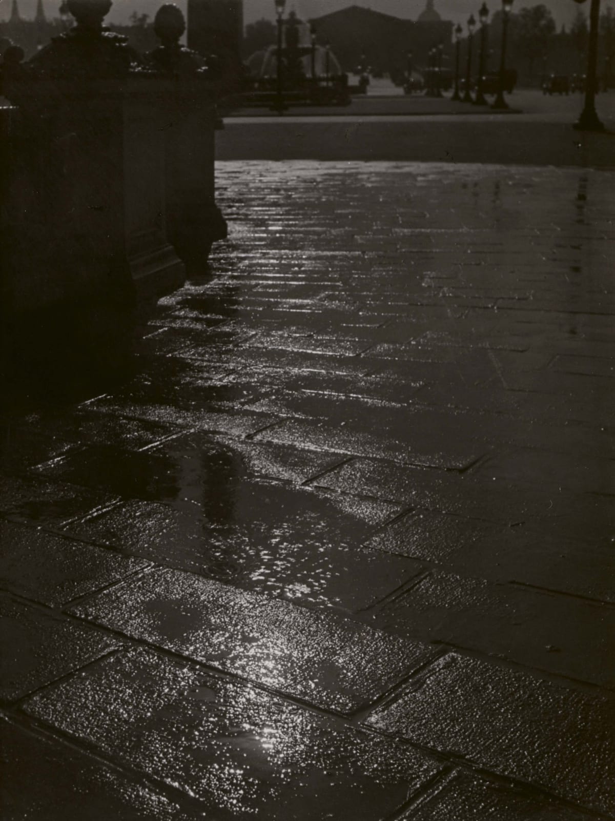 Brassaï, Pavement Reflection, Place de la Concorde, 1930's