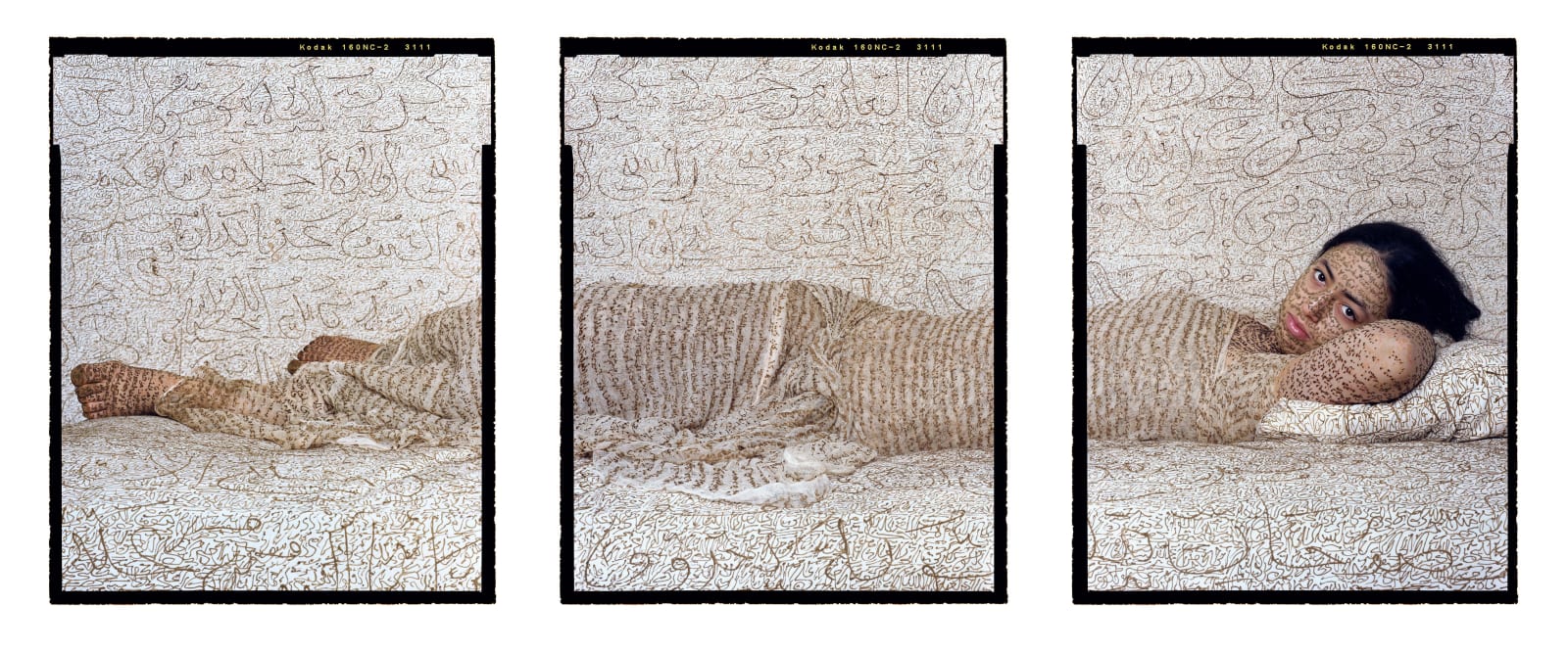 Lalla Essaydi, Les Femmes du Maroc: Reclining Odalisque, 2008