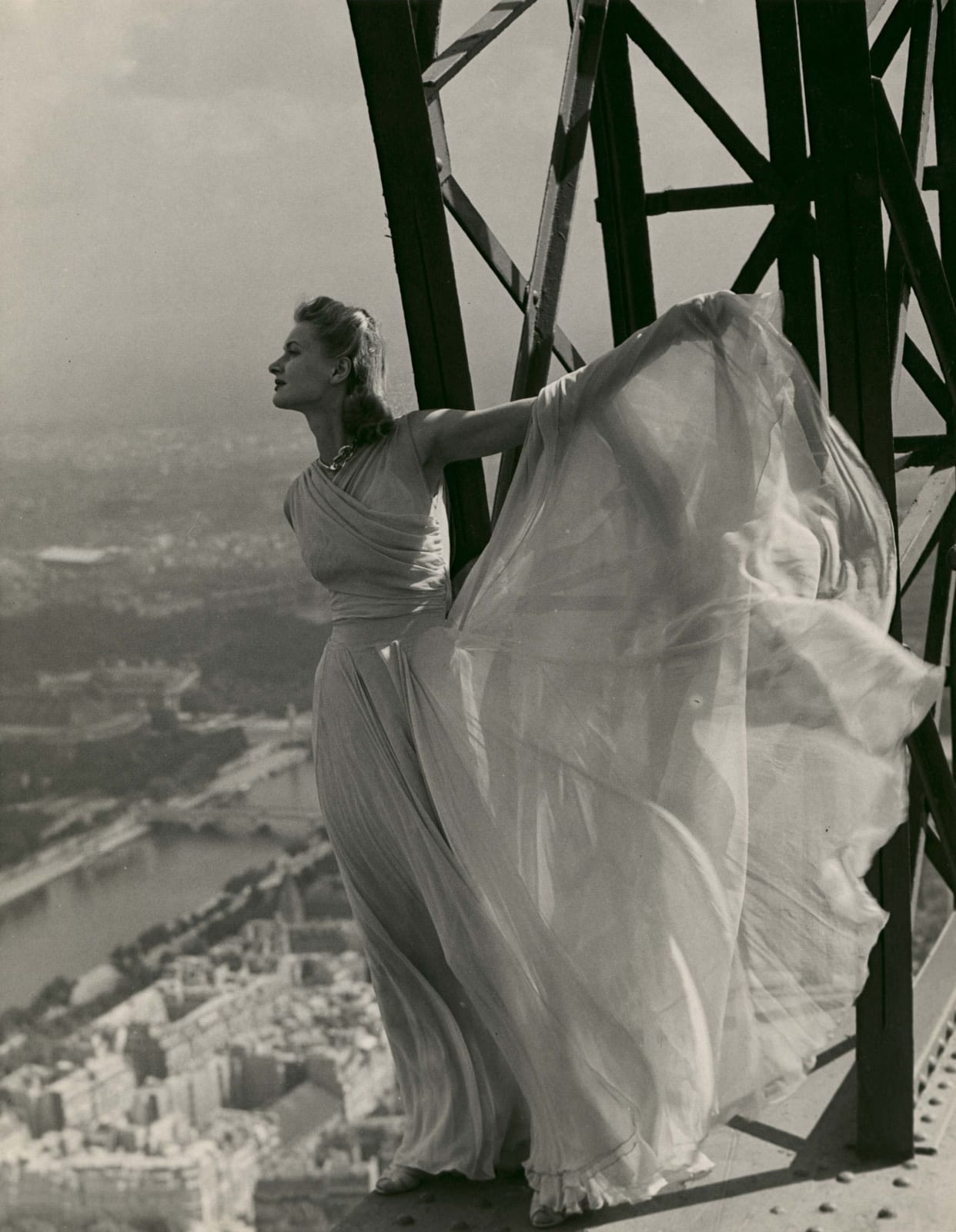Erwin Blumenfeld, Vogue Paris, Eiffel Tower, May 1939