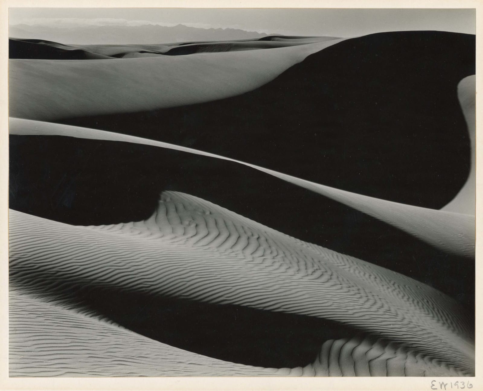 Edward Weston, Dunes, Oceano, 1936