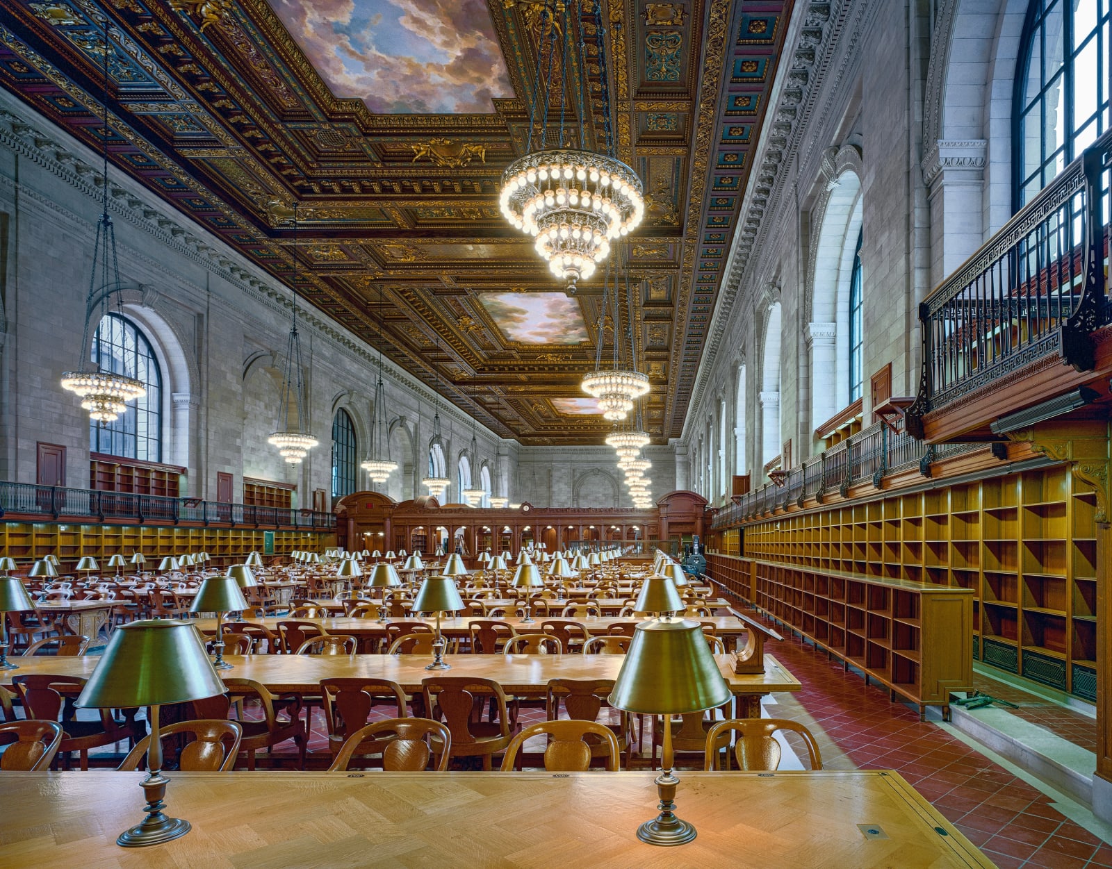 New York Public Library Reading Room by Robert Polidori