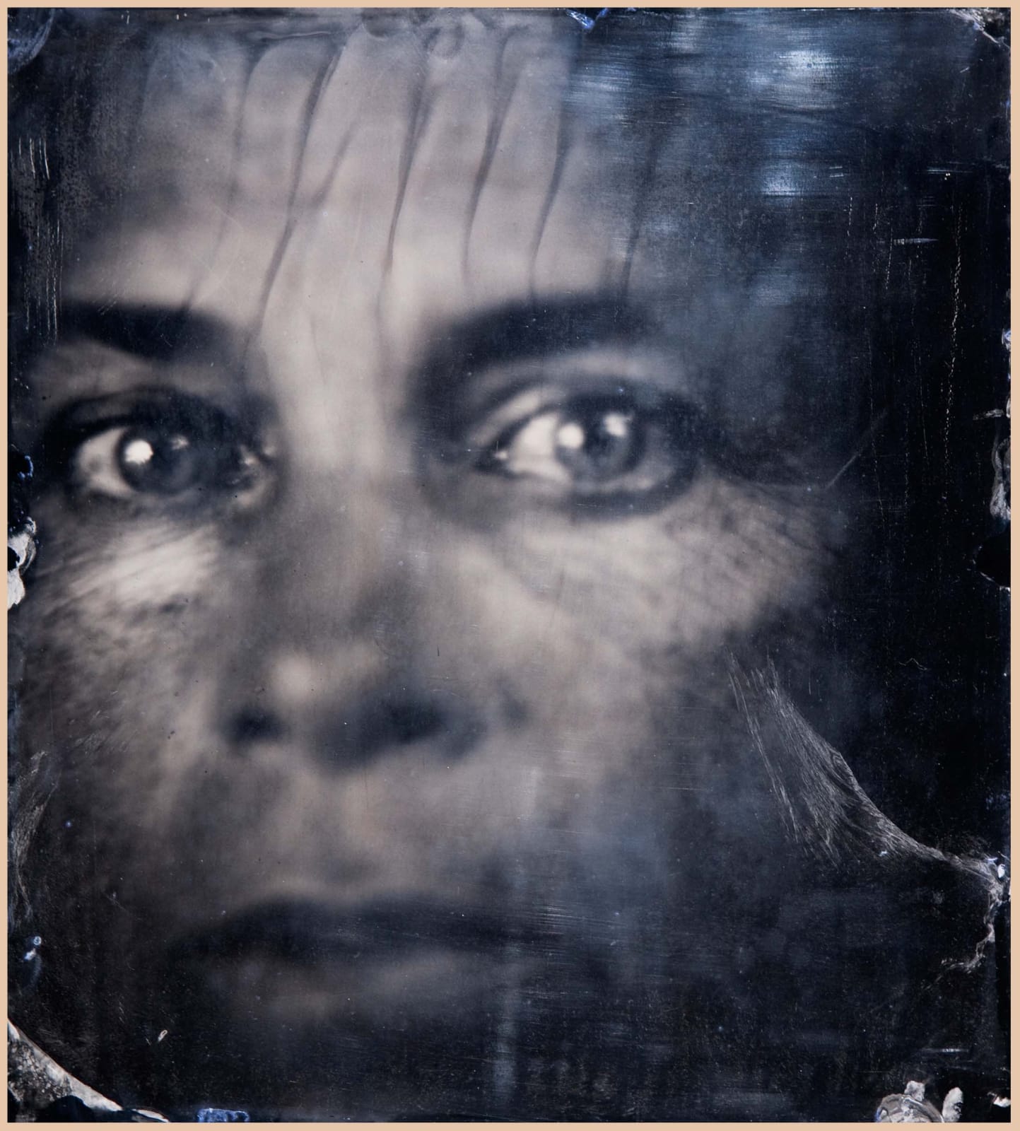 Sally Mann self-portrait ambrotype, from the Upon Reflection exhibition