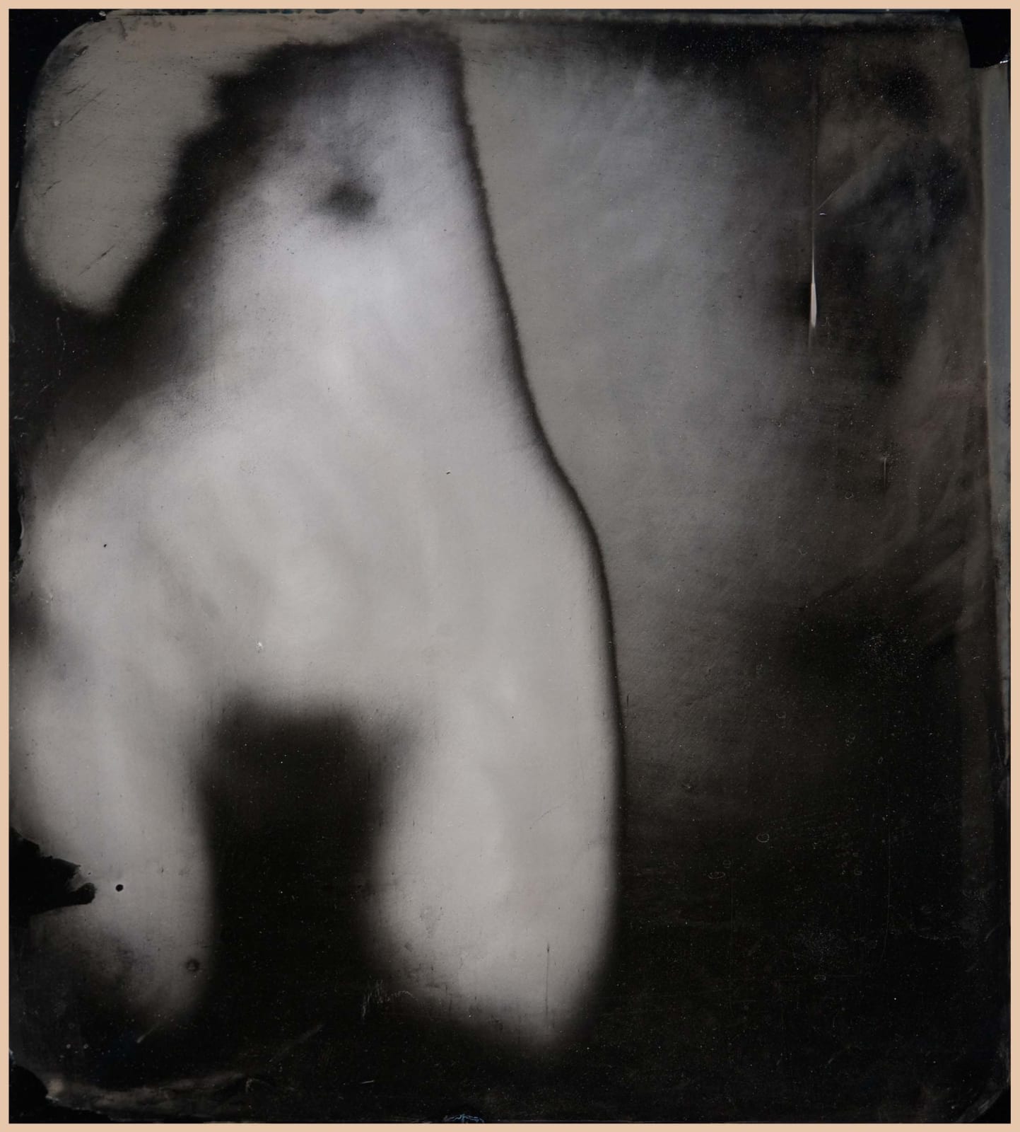 Sally Mann self-portrait of torso from the Upon Reflection series