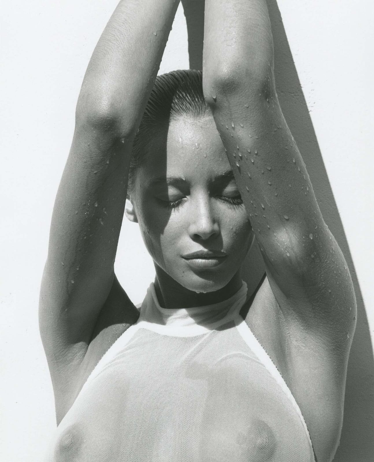 Herb Ritts, Christy in White 4, Los Angeles, 1988