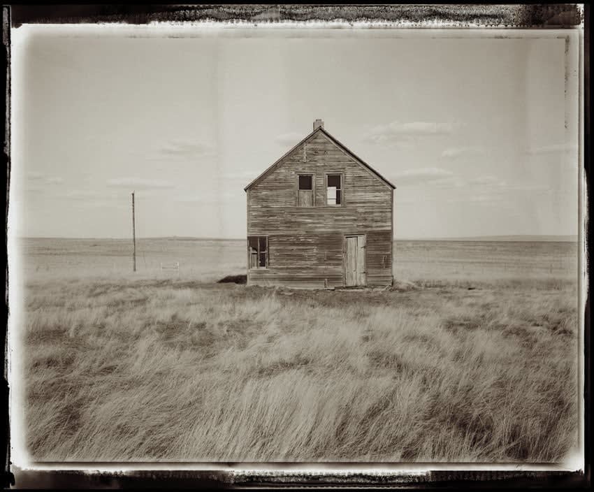 Danny Lyon, An abandoned homestead on Standing Rock Reservation, Corson County, South Dakota, 2000