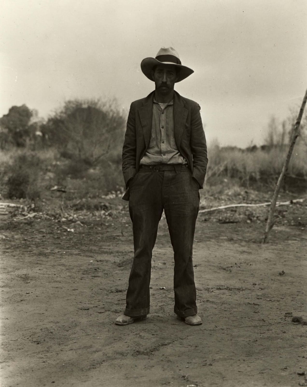 Dorothea Lange, Migrant Mexican worker, father of six children, Imperial Valley, CA, 1935