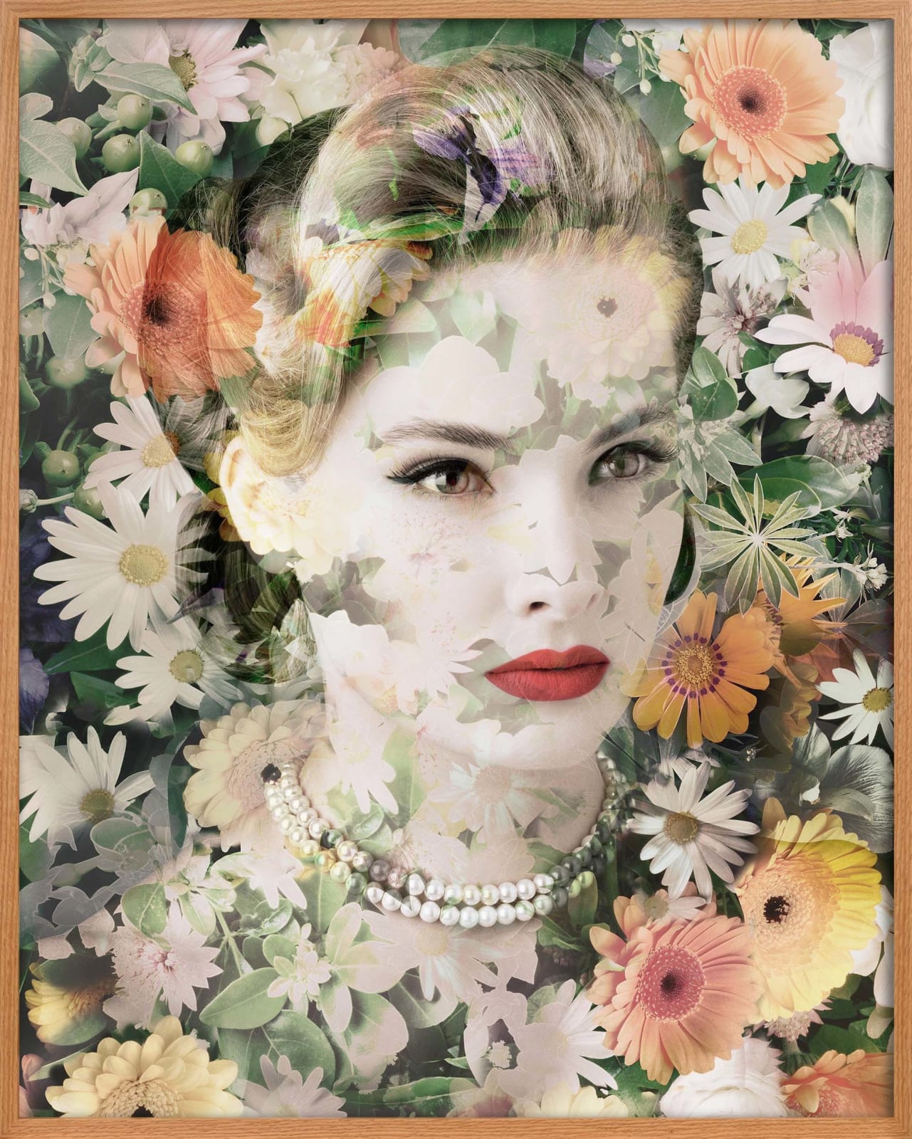 Valérie Belin, Study for Black Eyed Susan #9