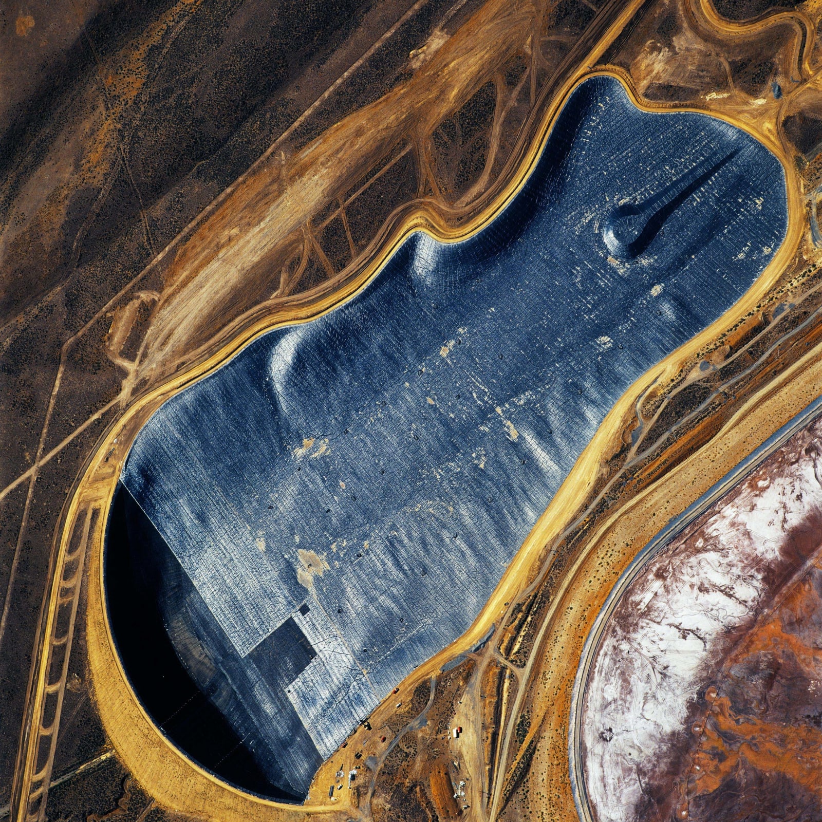 open pit mine on the Carlin Trend gold mining district, by David Maisel