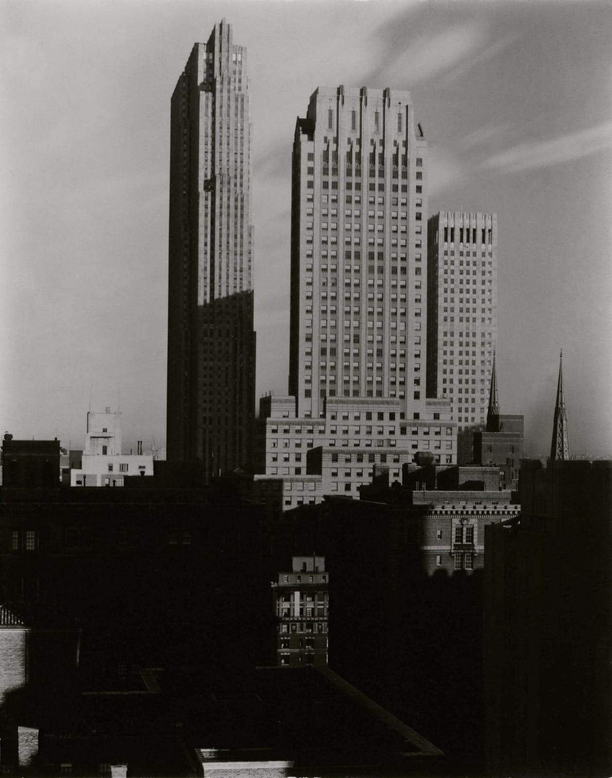 View of Rockefeller Center from the Shelton Hotel, by Alfred Stieglitz