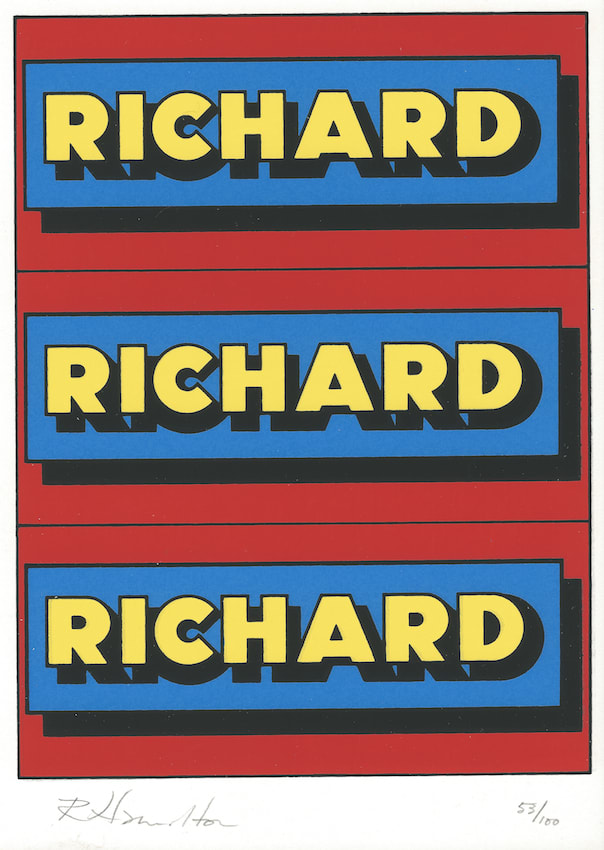 Richard Hamilton, Mini Advertisement, 1975