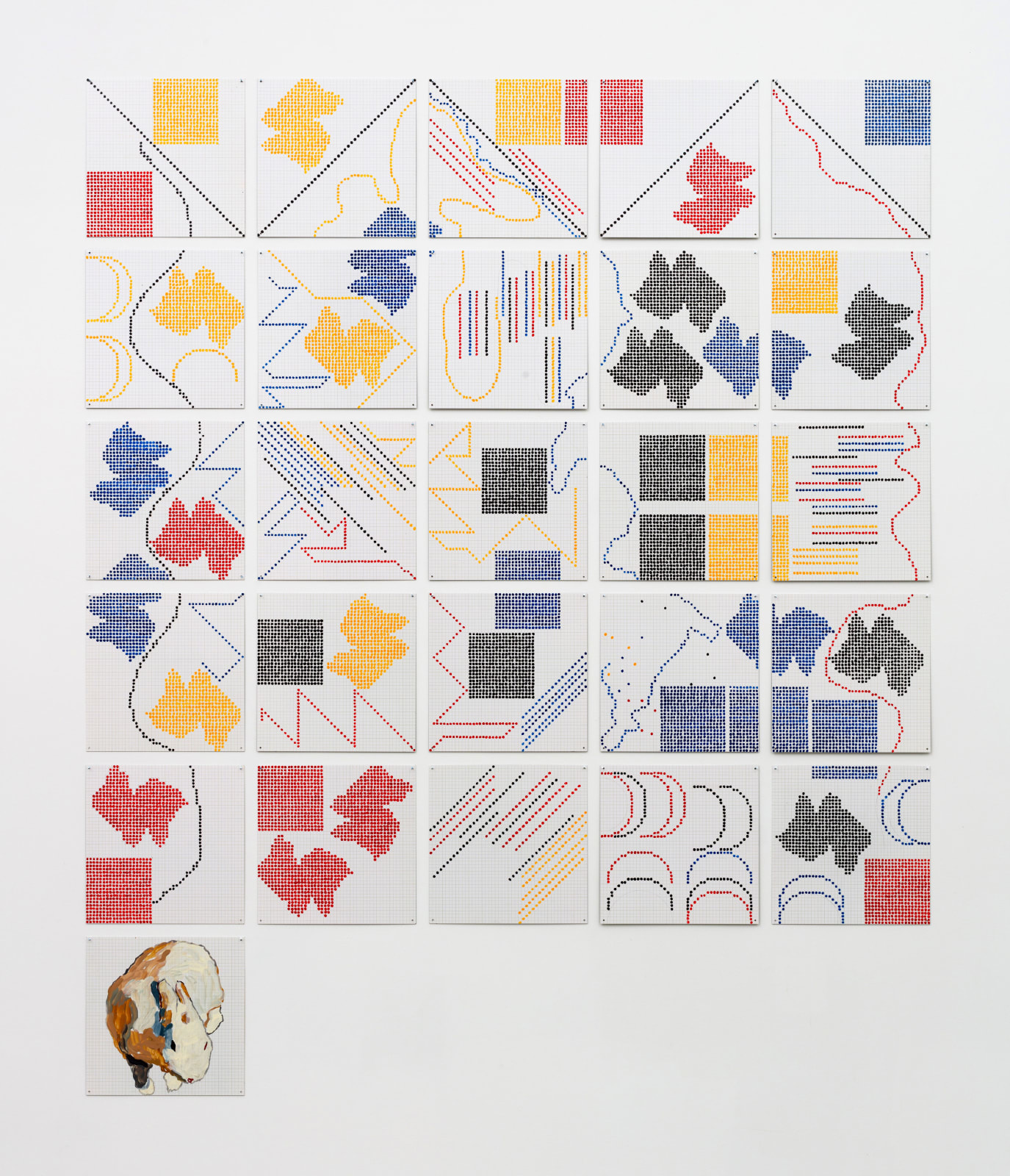 Jennifer Bartlett, Alphabet Five, 1993