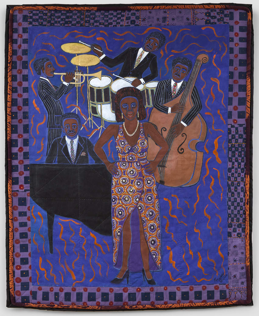 Faith Ringgold, Jazz Stories: Mama Can Sing, Papa Can Blow #8: Don’t Wanna Love You, 2004