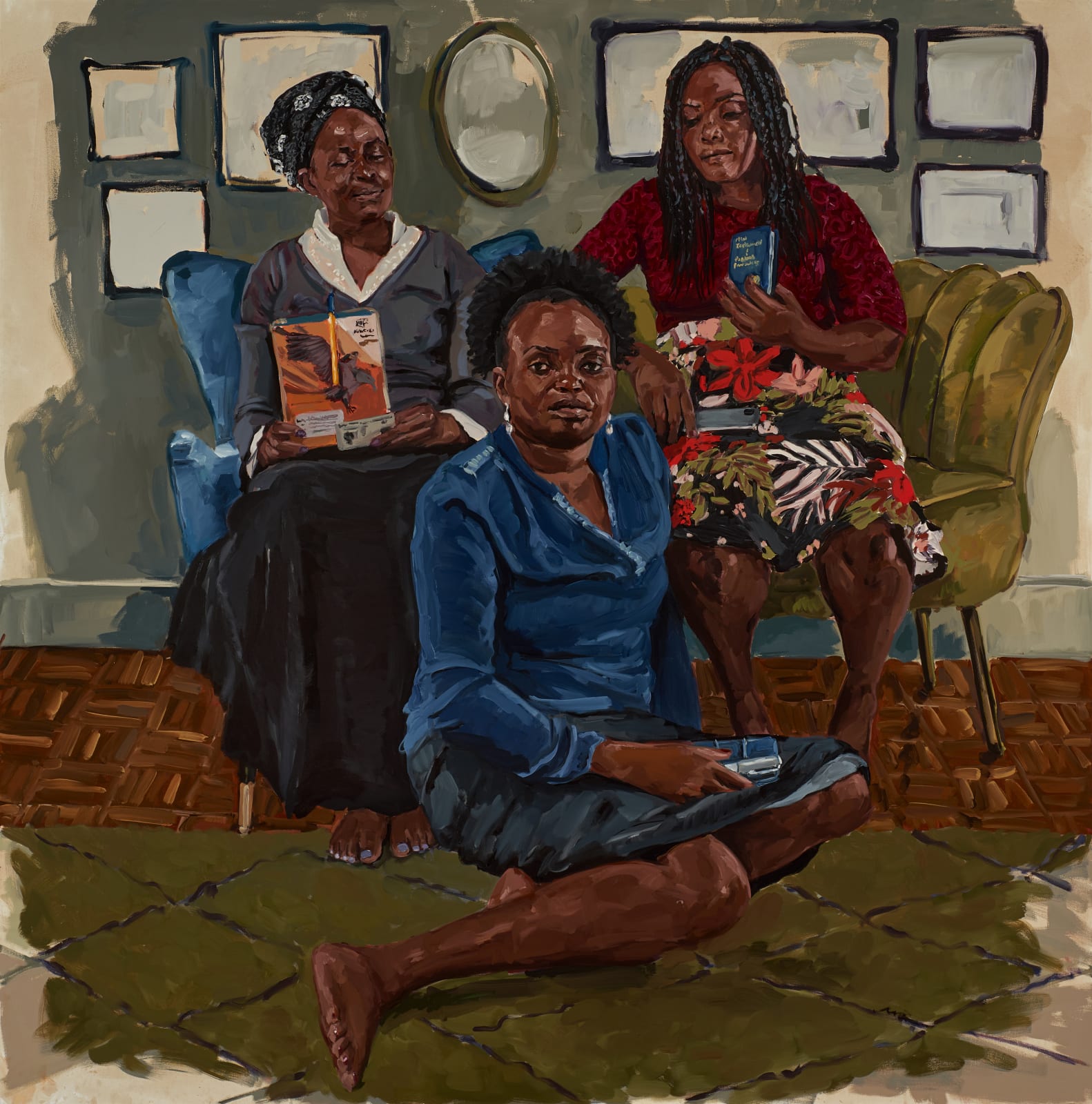 Wangari Mathenge, A Day of Rest (Inviolata, Rahema and Julia), 2023